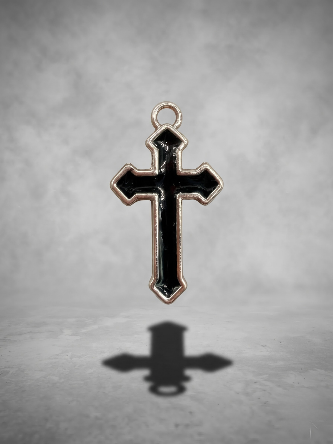 The Obsidian Cross Pendant