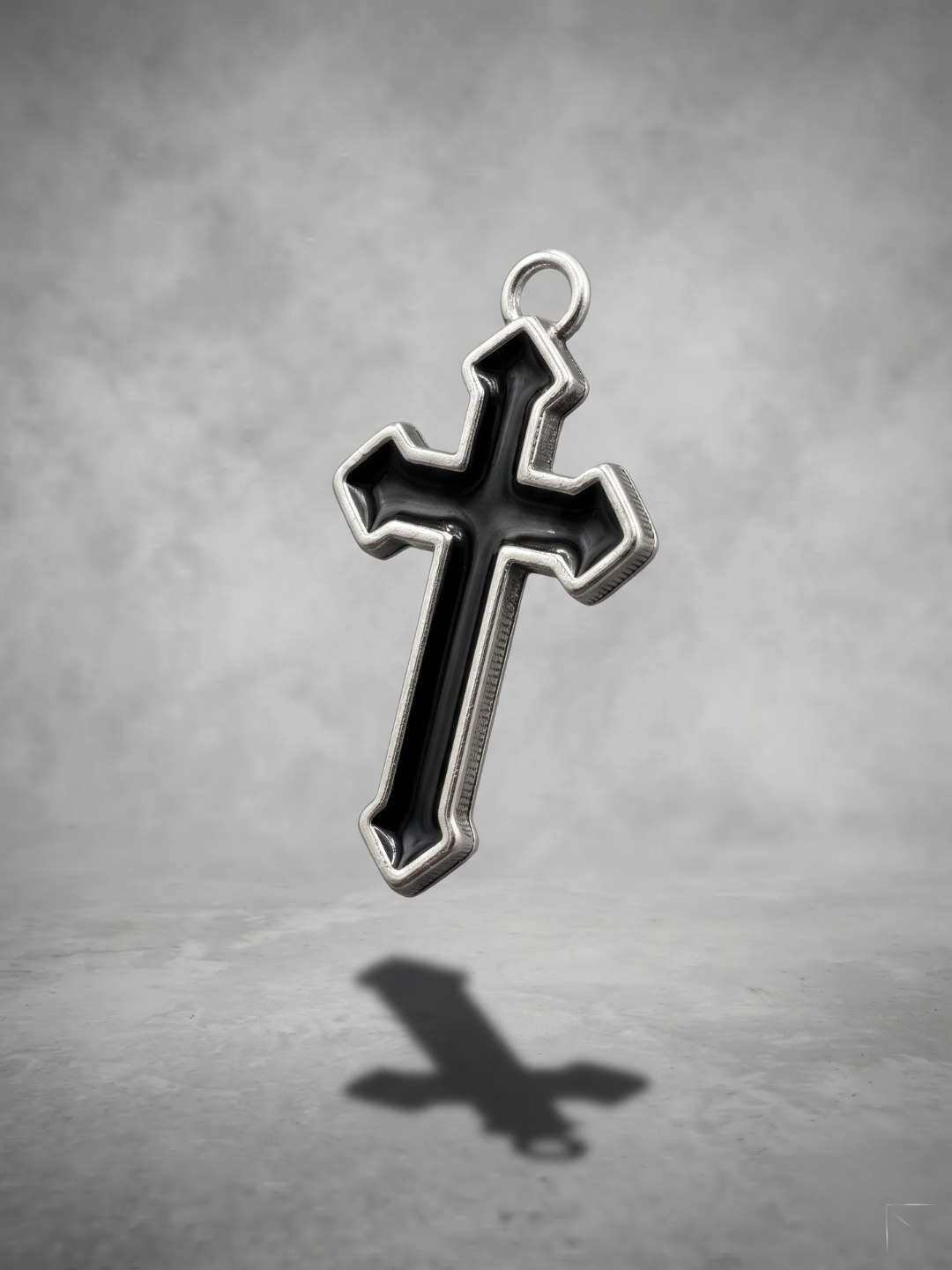 The Obsidian Cross Pendant