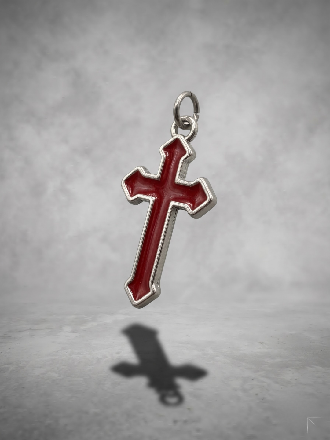 The Crimson Cross Pendant