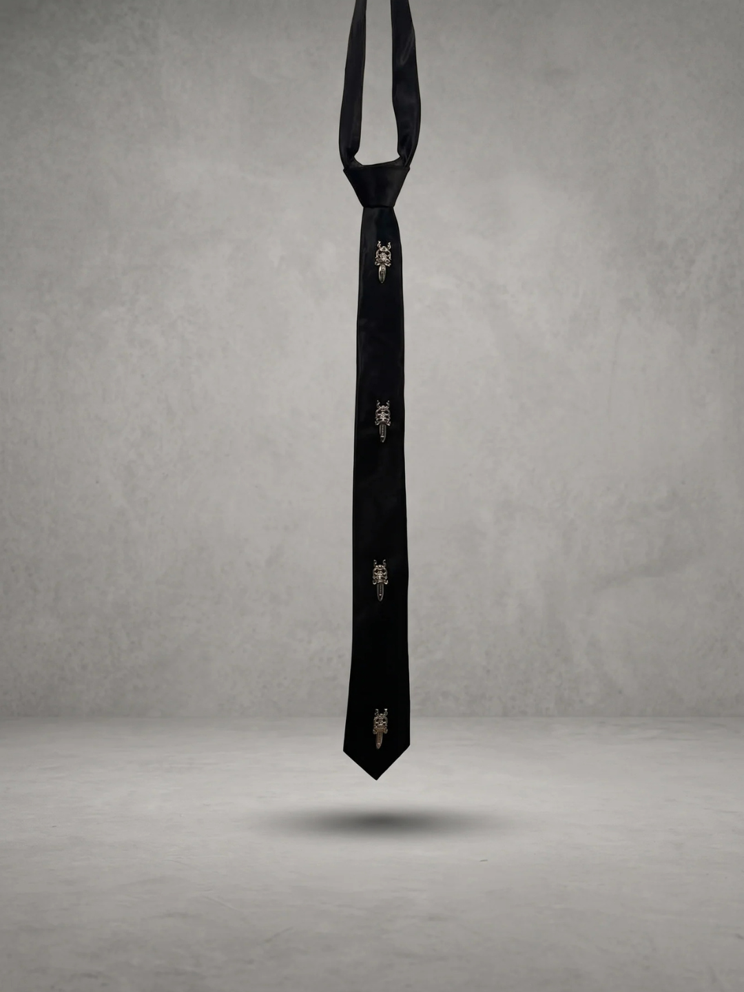 Midnight Samurai Crest Tie