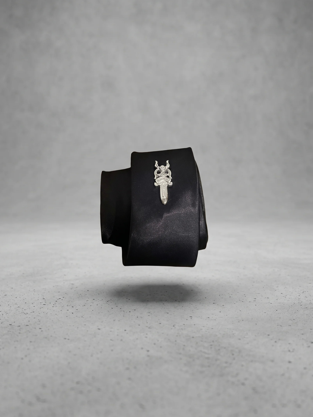 Midnight Samurai Crest Tie