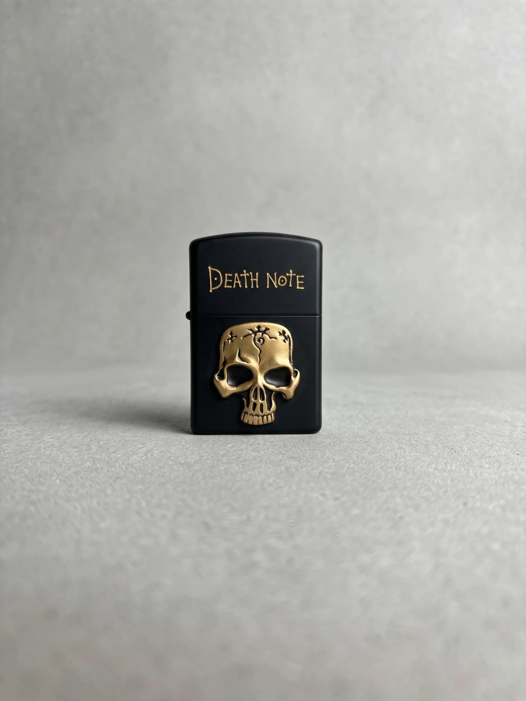 Death Note Skull Embossed Black Flip Lighter