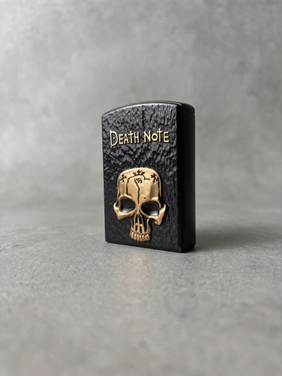 Death Note Skull Embossed Black Flip Lighter