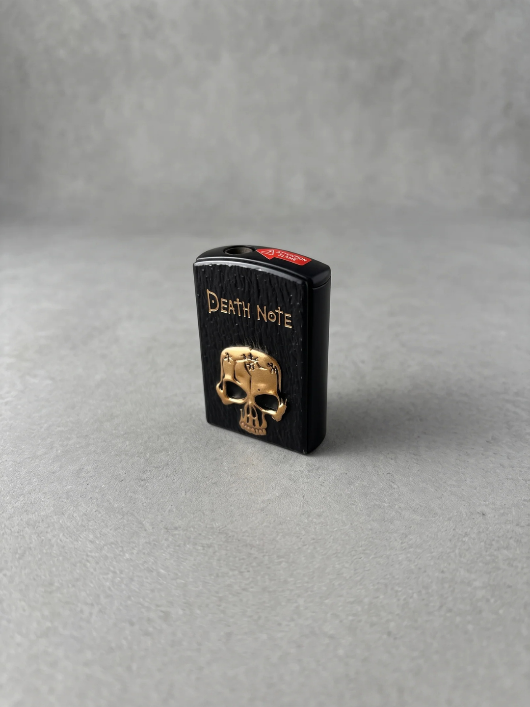 Death Note Skull Embossed Black Flip Lighter