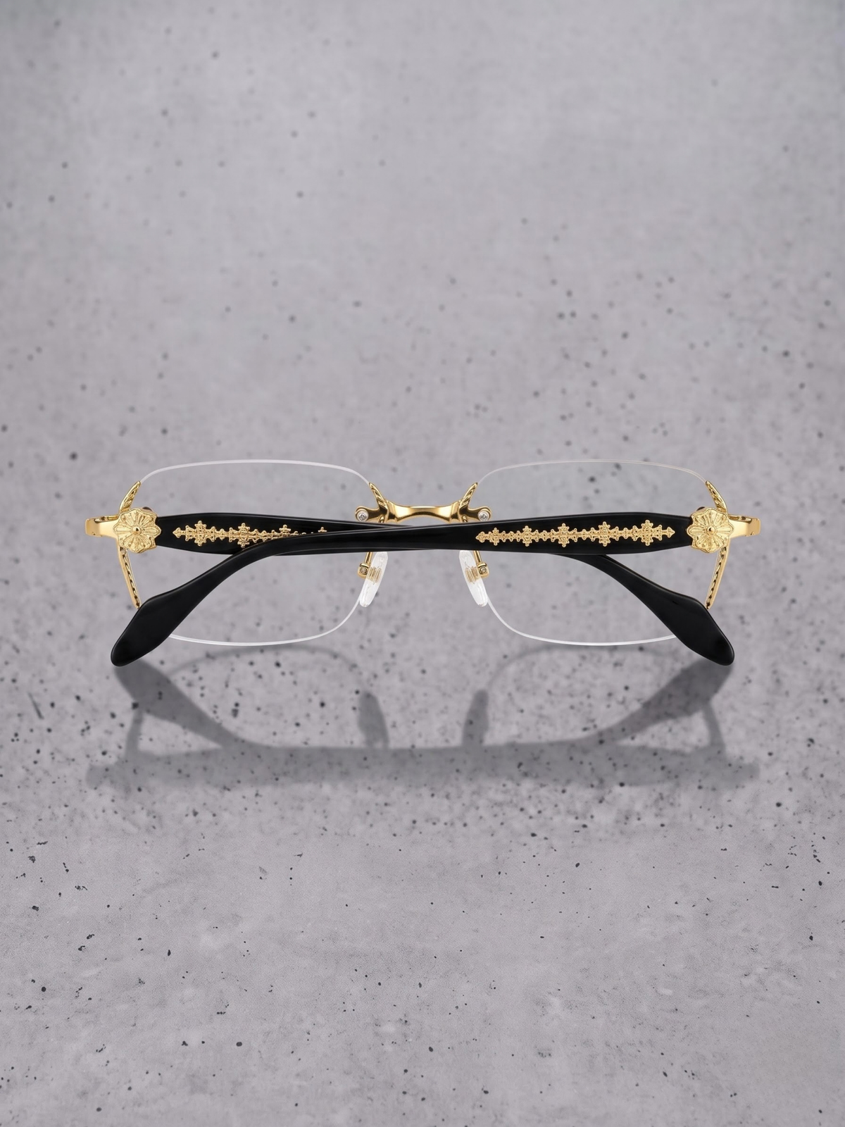 Aurelia Rimless Baroque Glasses