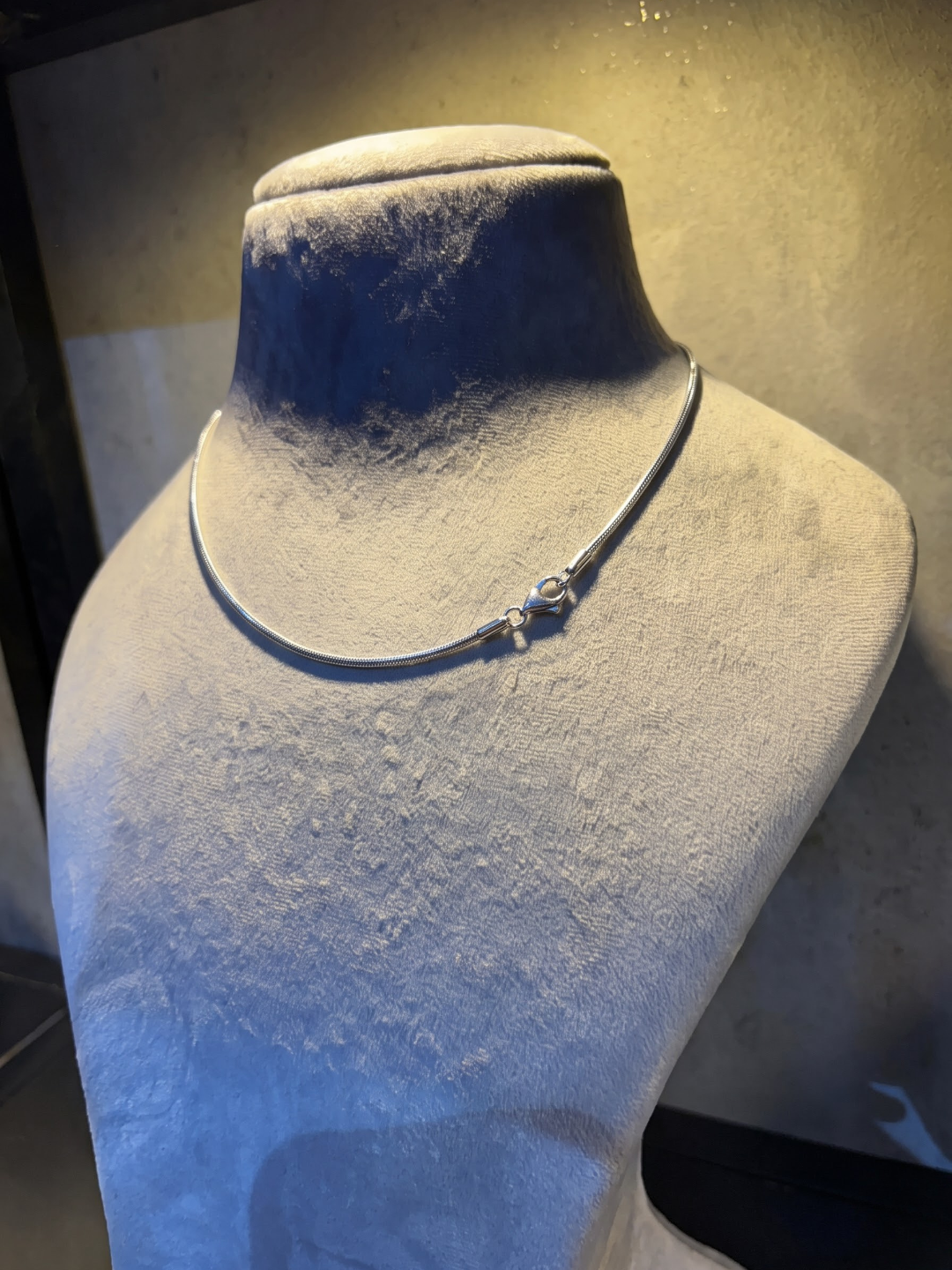 Classic Silver Snake Chain Necklace