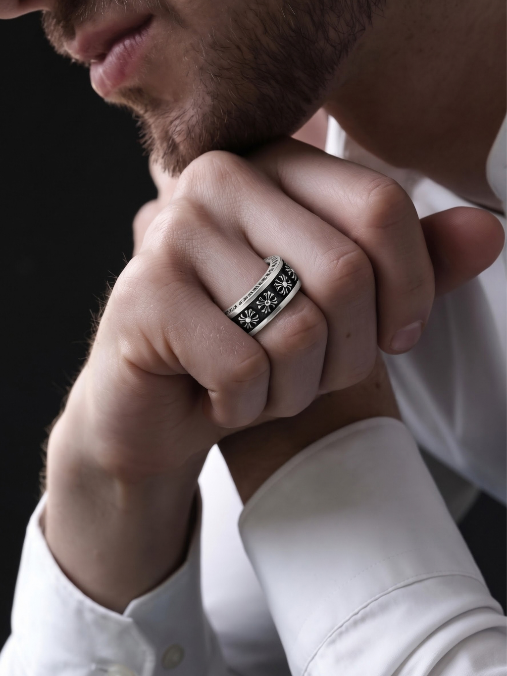 Floral Band Ring