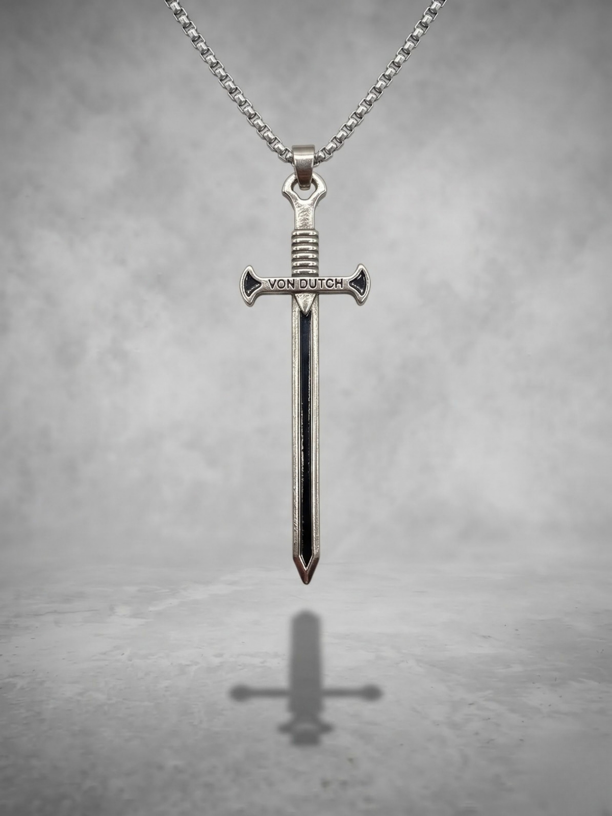 Von Dutch Sword Pendant Necklace
