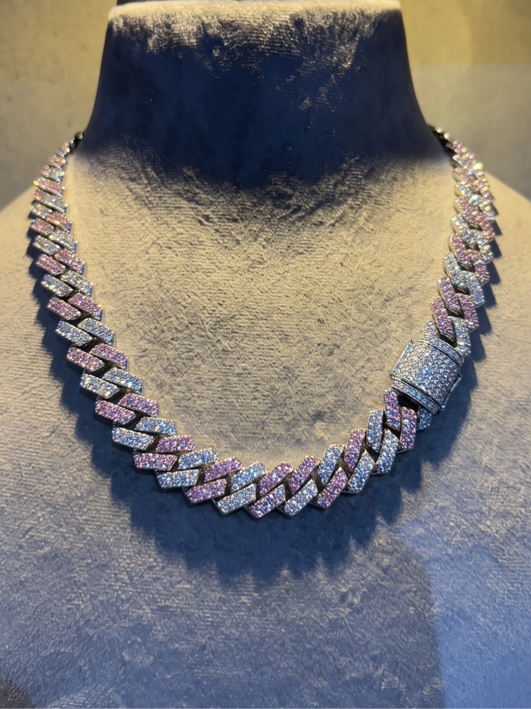 Amethyst Cuban Link Necklace