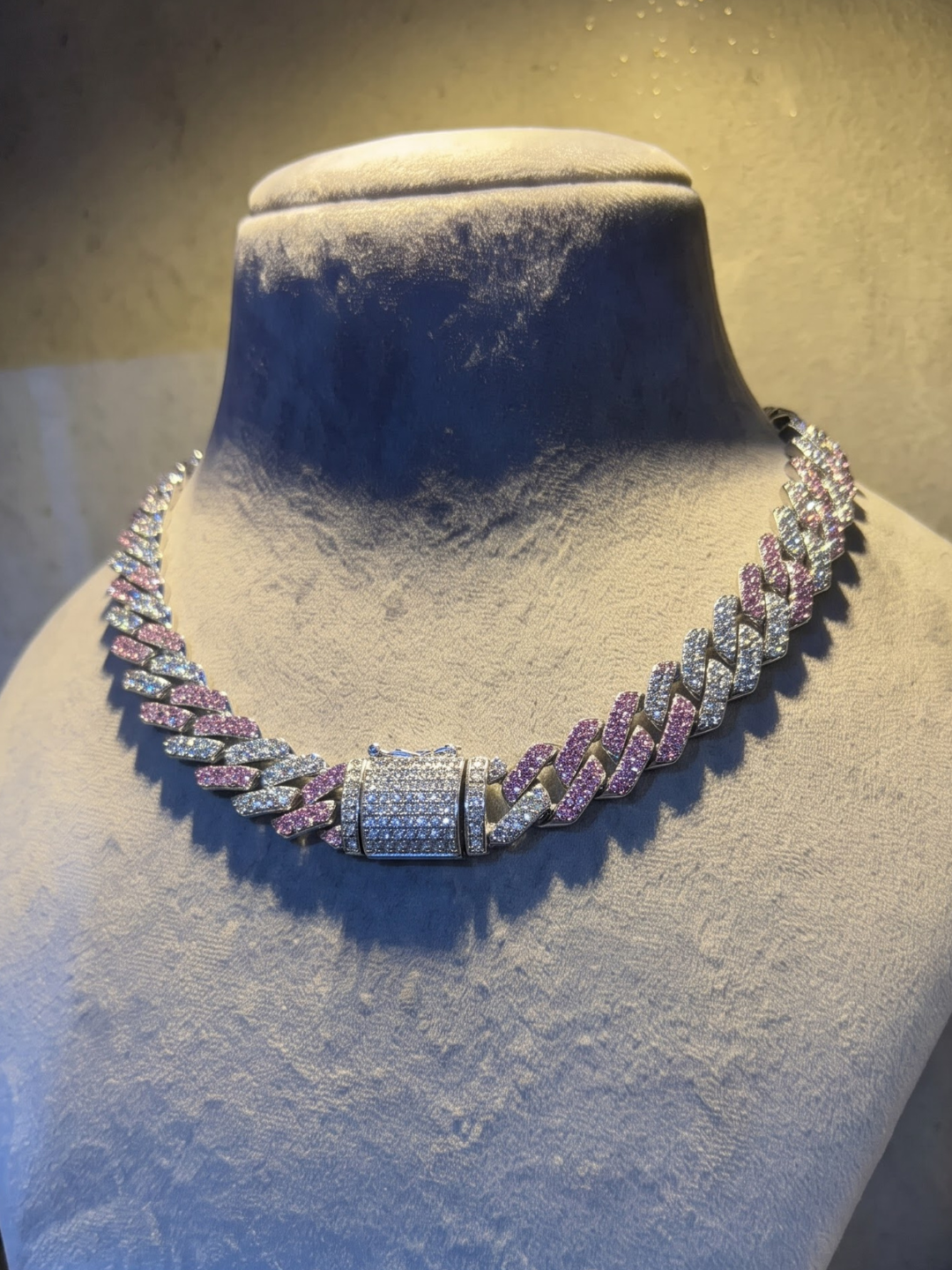 Amethyst Cuban Link Necklace