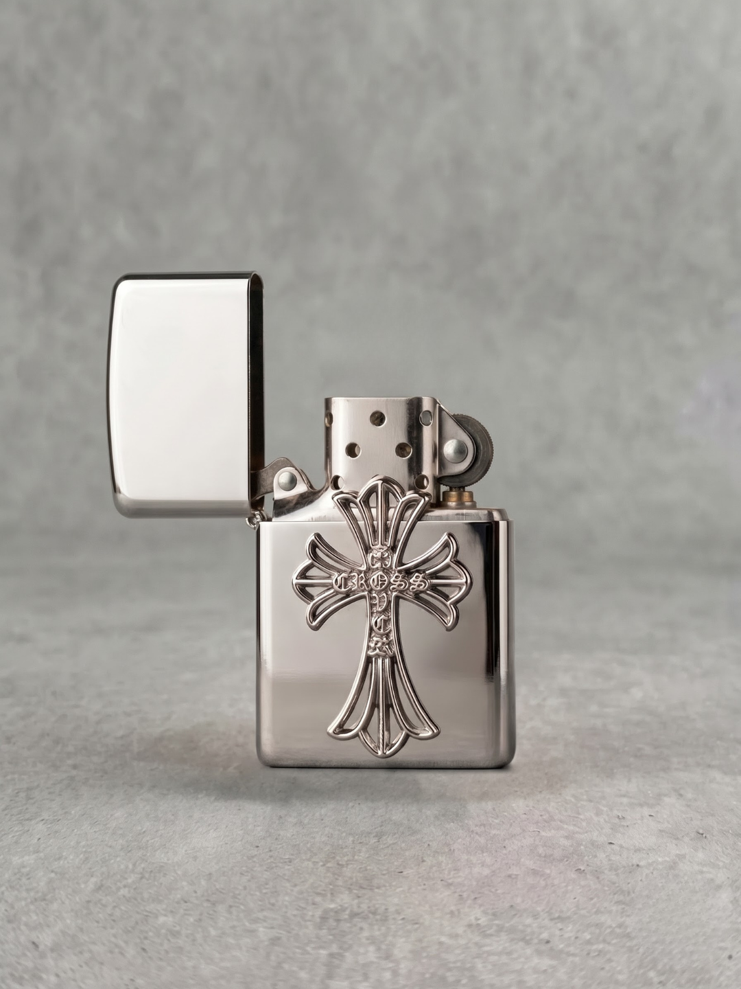 Chrome Cross Emblem Classic Lighter