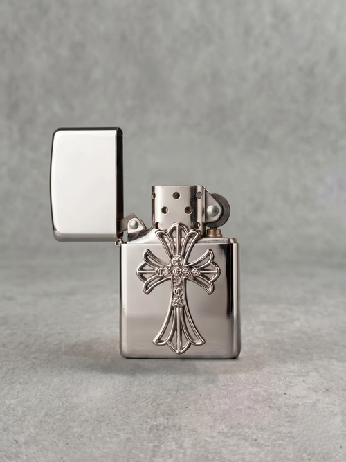 Chrome Cross Emblem Classic Lighter