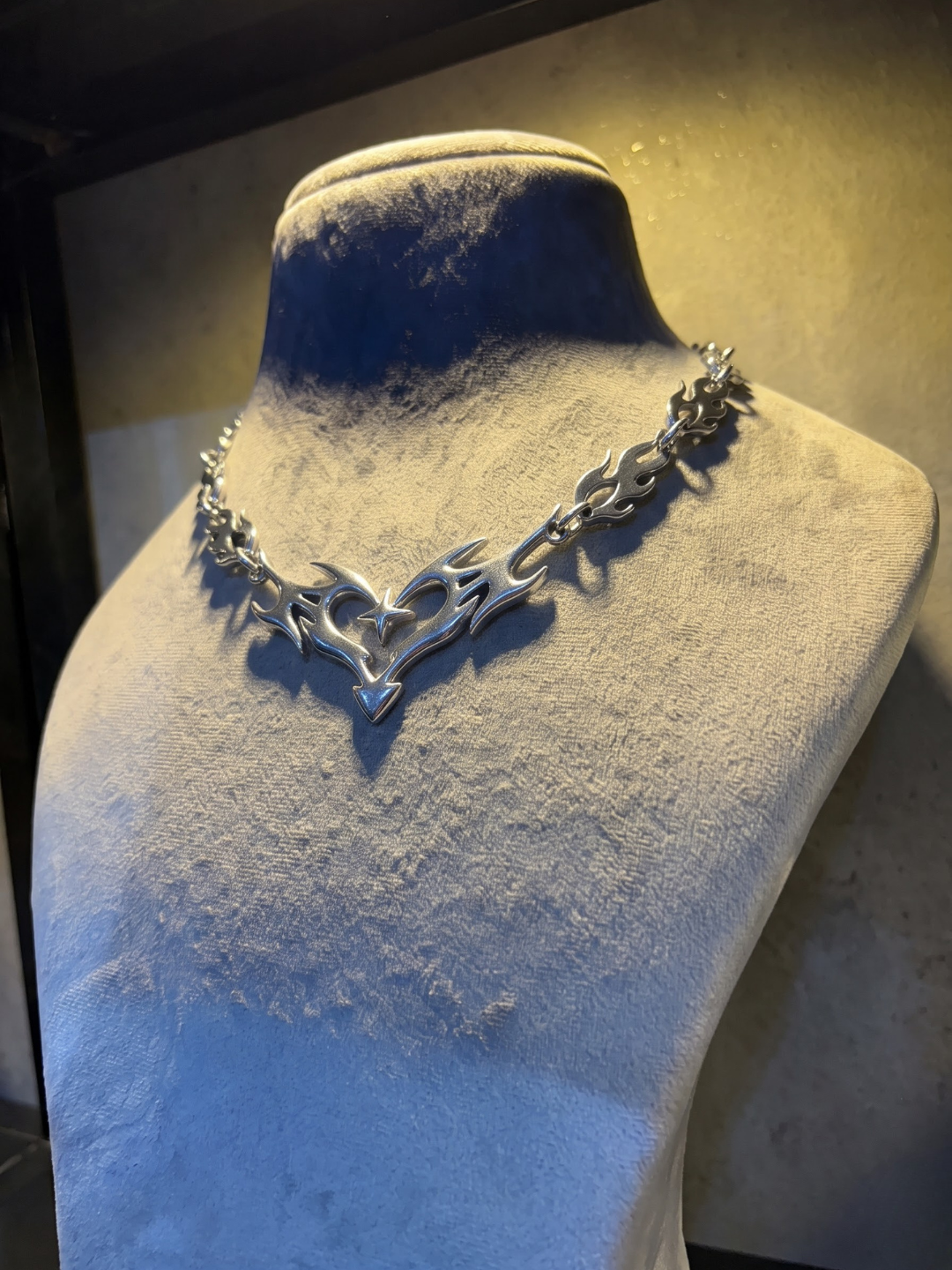 Inferno Heart Tribal Necklace