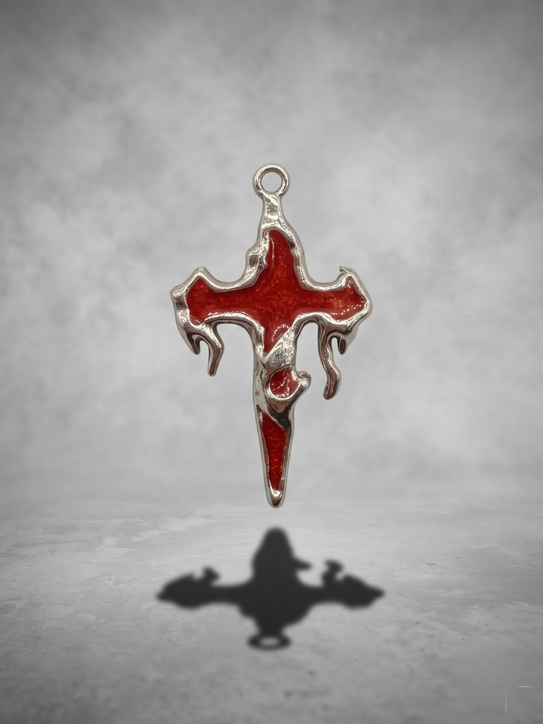 The Crimson Drip Cross