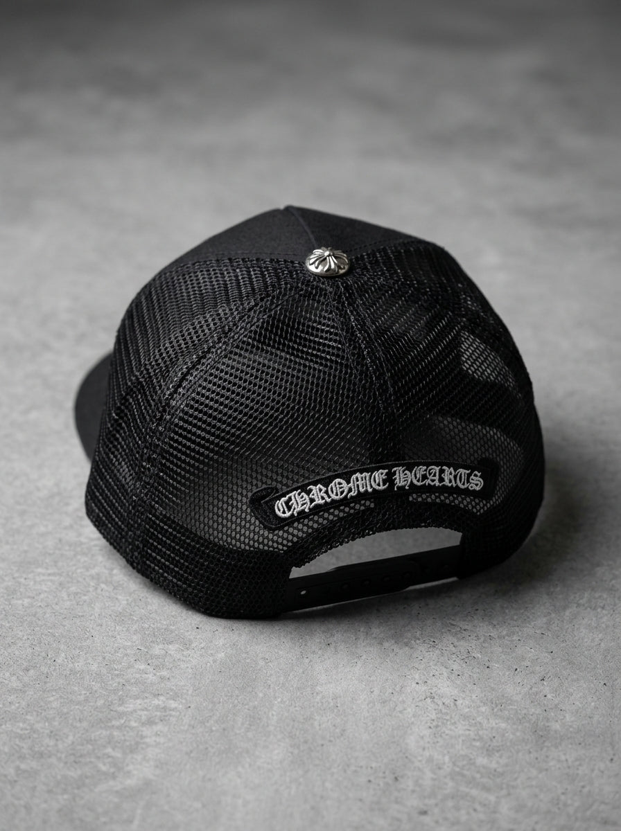 Chrome Hearts Plus Cross Motif Trucker Hat