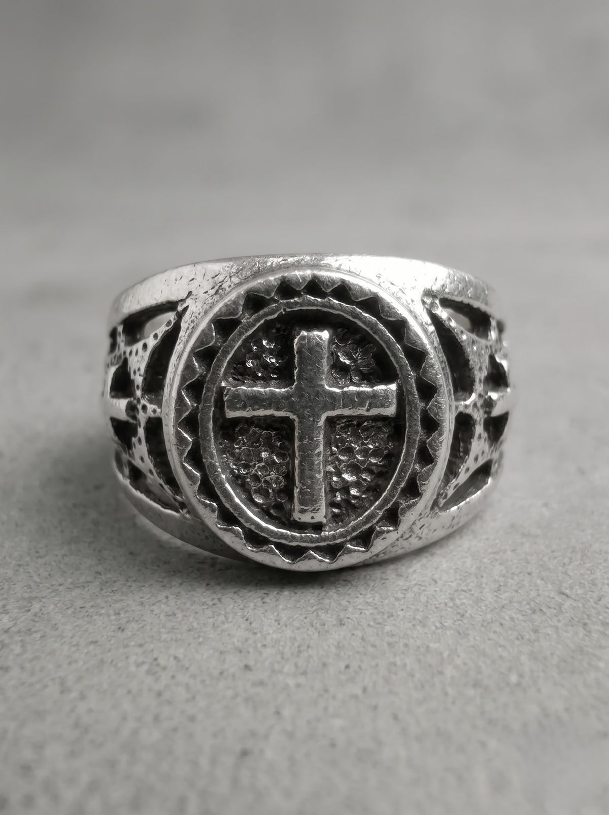 Crimson Guardian Gothic Ring