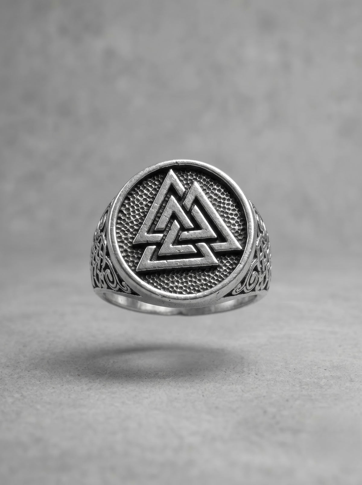Valknut Cross Warrior Ring