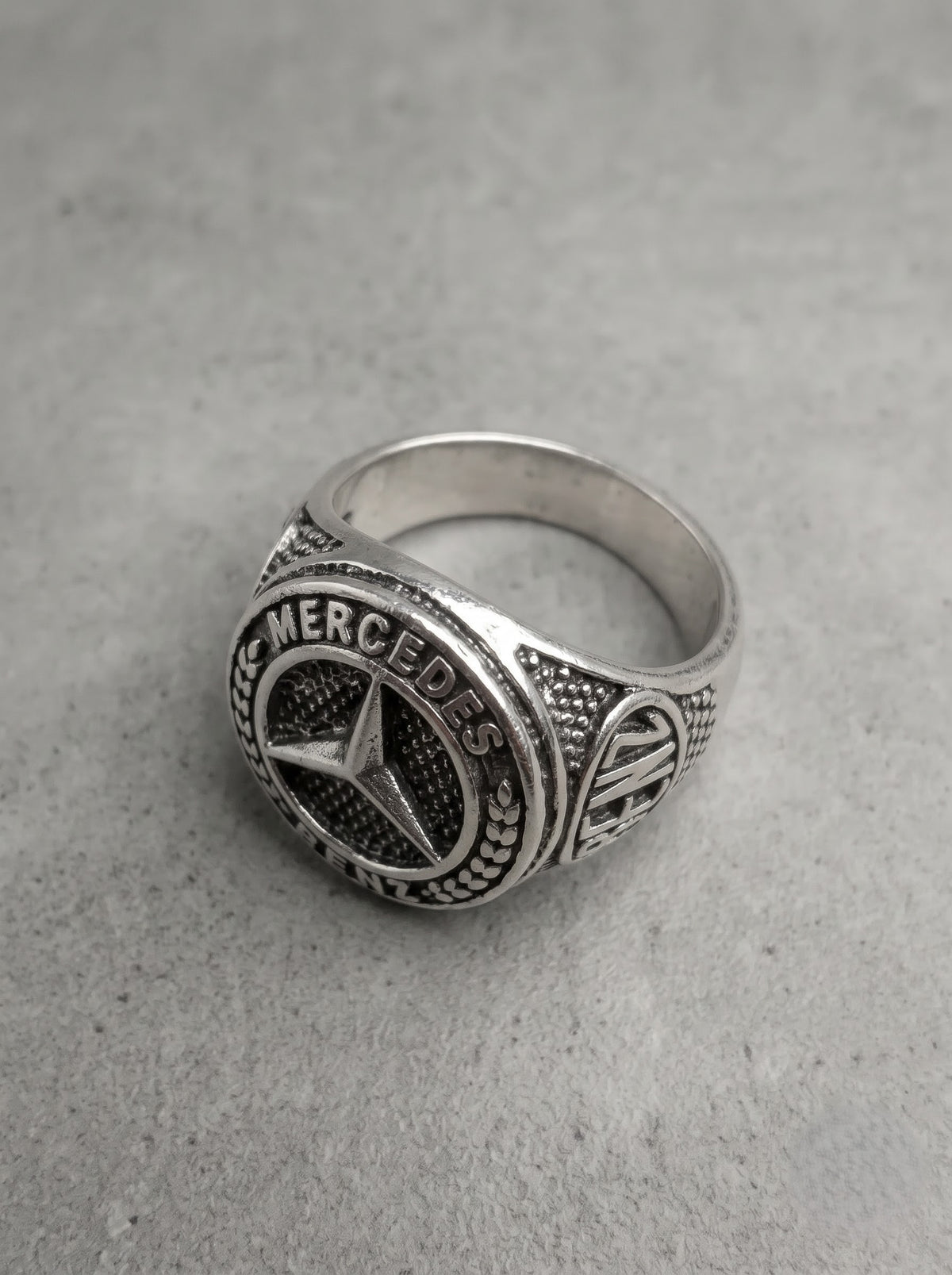 Mercedes-Benz Heritage Emblem Statement Ring
