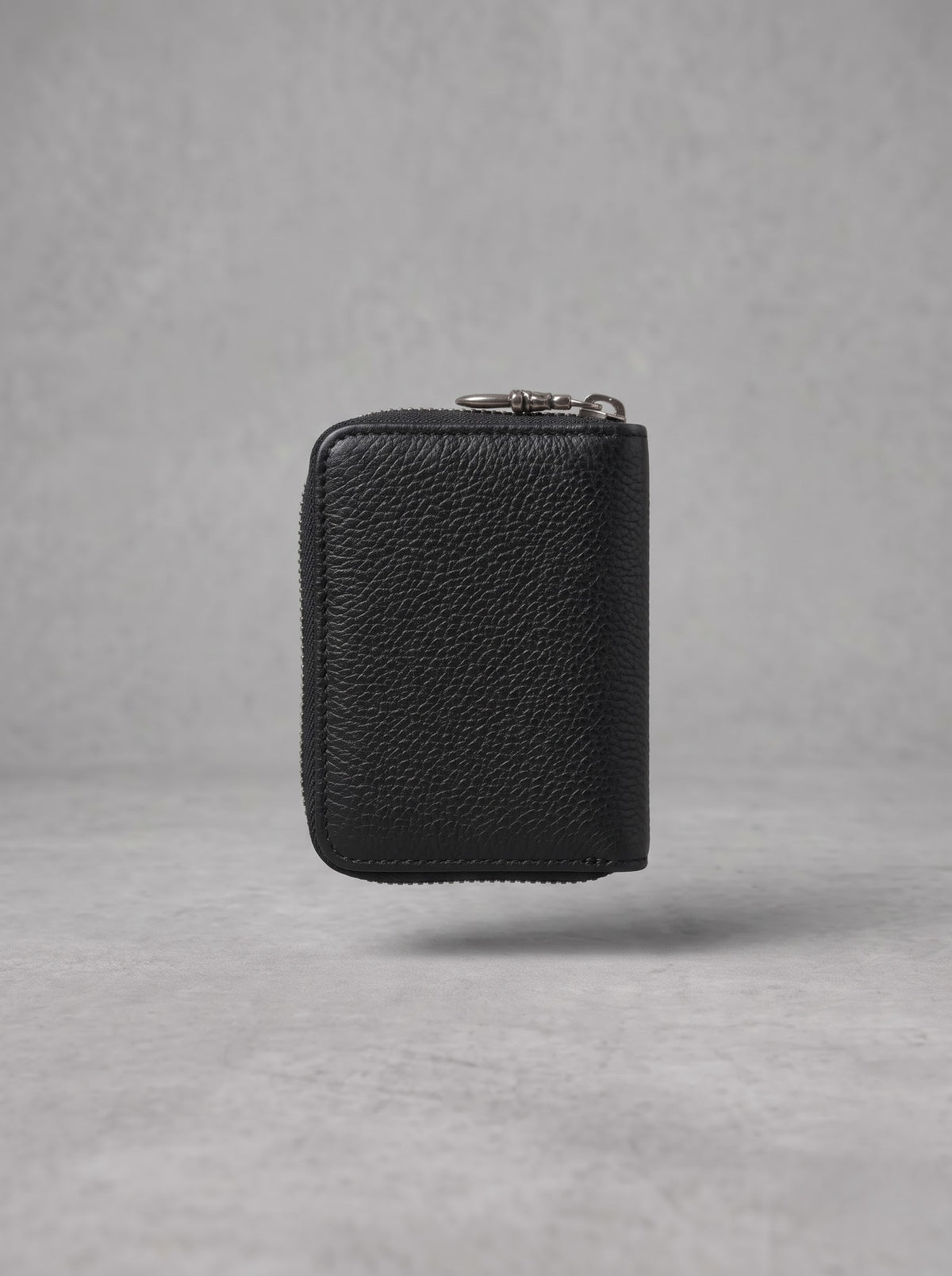 Noir Cross Emblem Zip Wallet