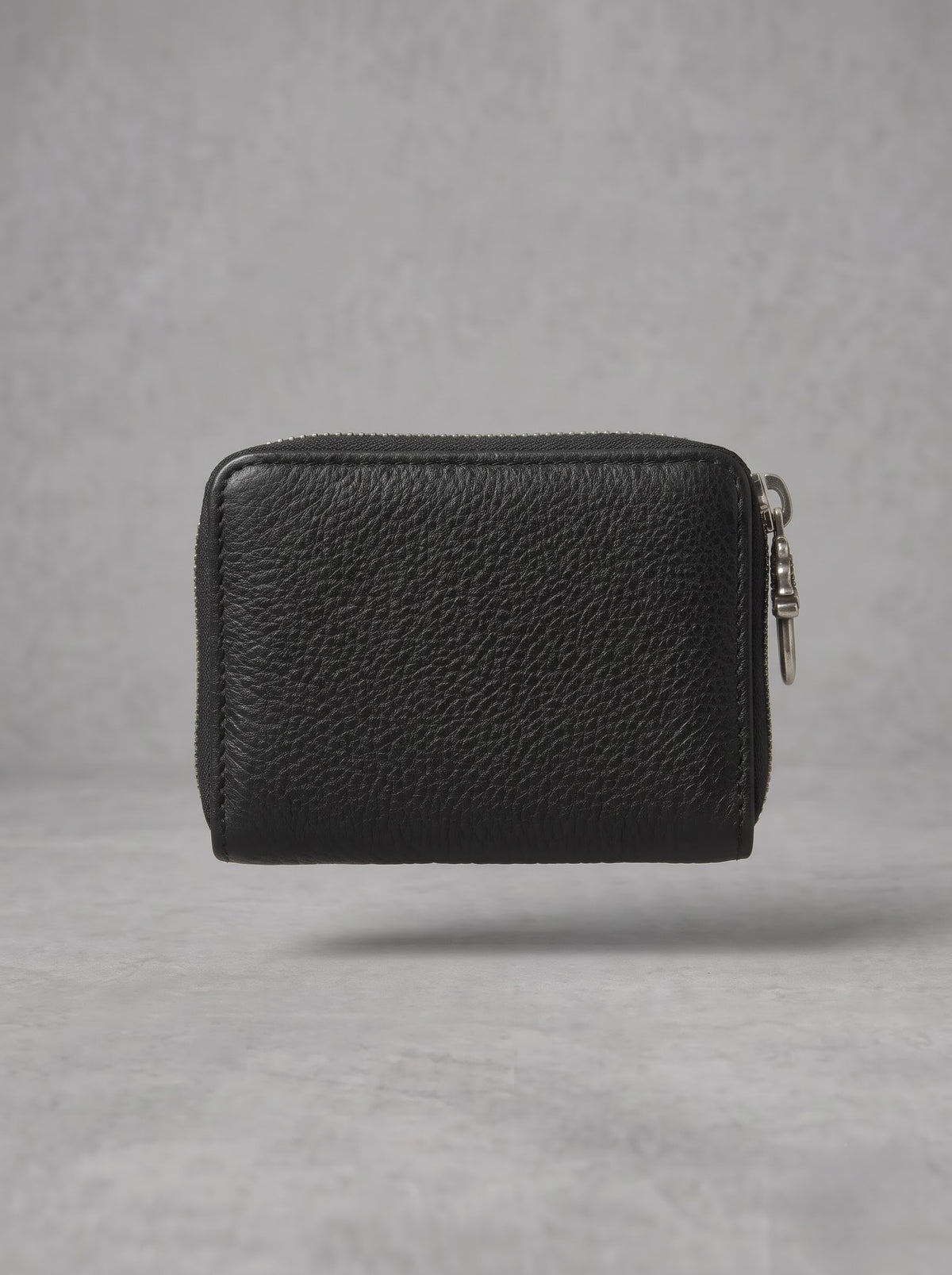 Noir Cross Emblem Zip Wallet