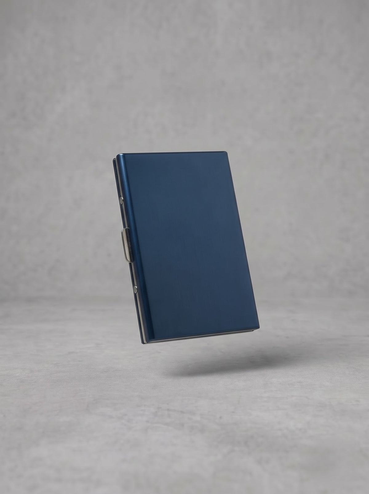 Midnight Crest Metal Card Holder