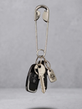 Oversized Safety Pin Keychain