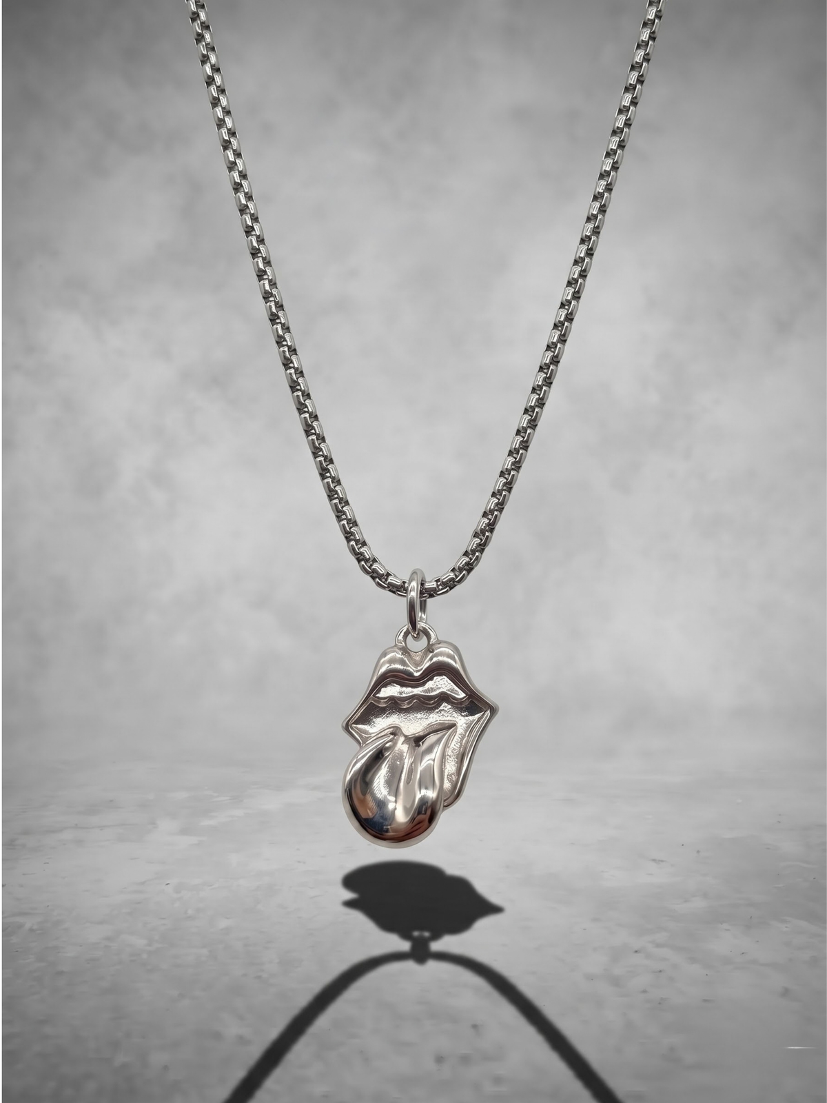 Rebel Tongue Pendant Necklace