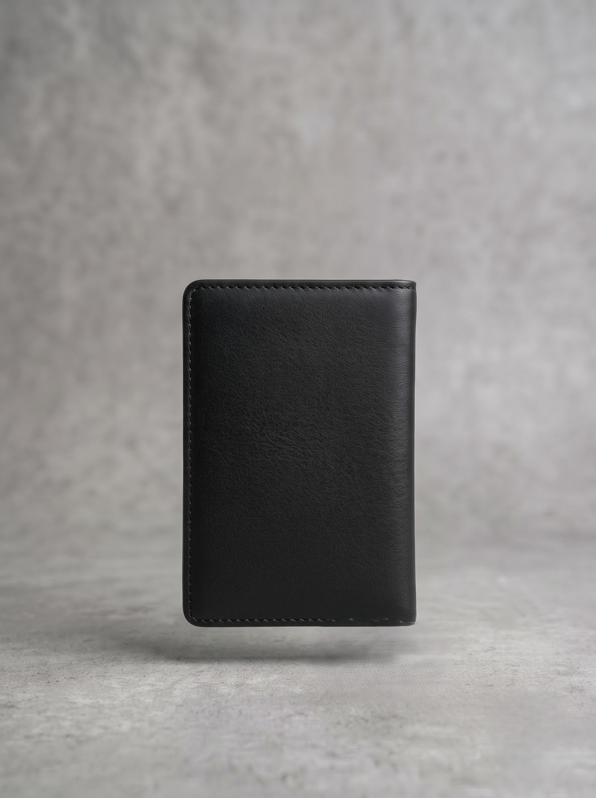 Black Chrome Emblem Card Wallet