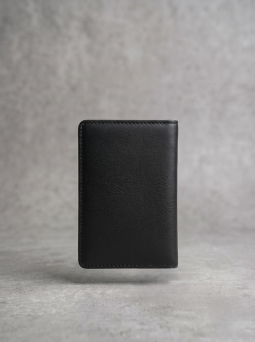 Black Chrome Emblem Card Wallet
