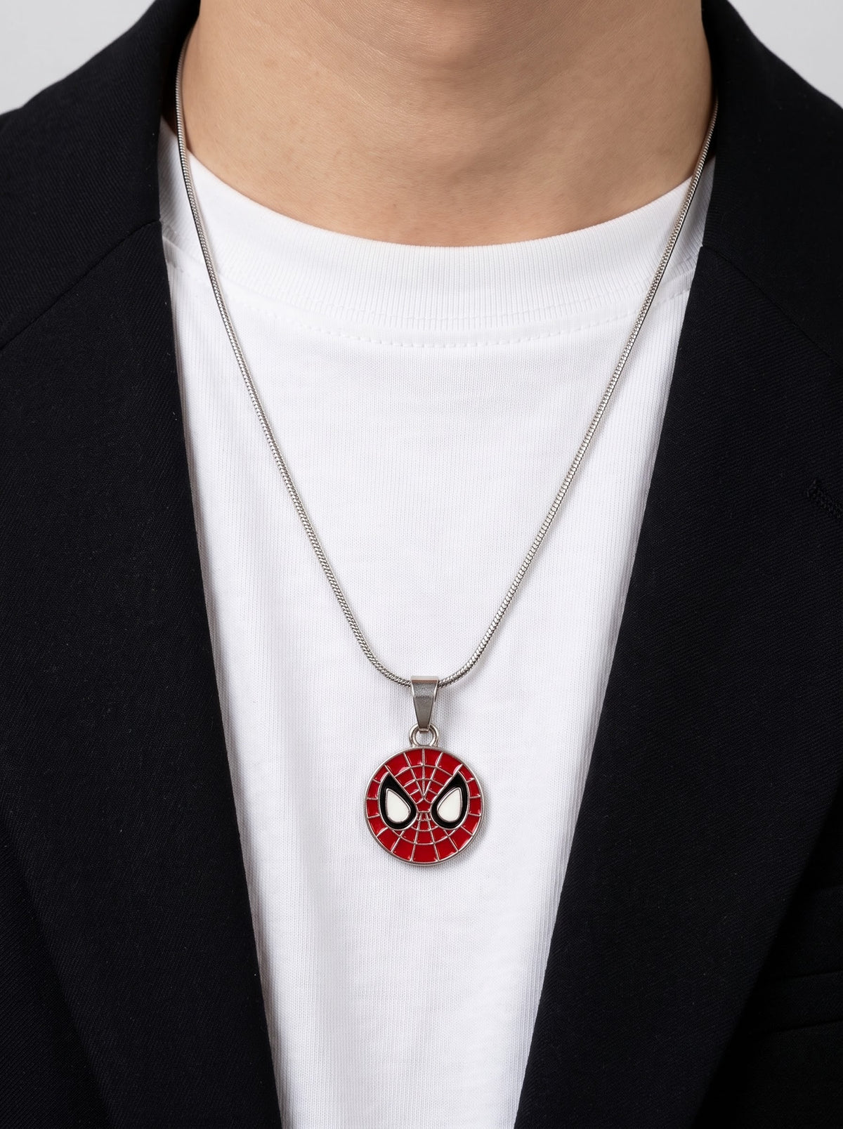 Spider Hero Emblem Necklace