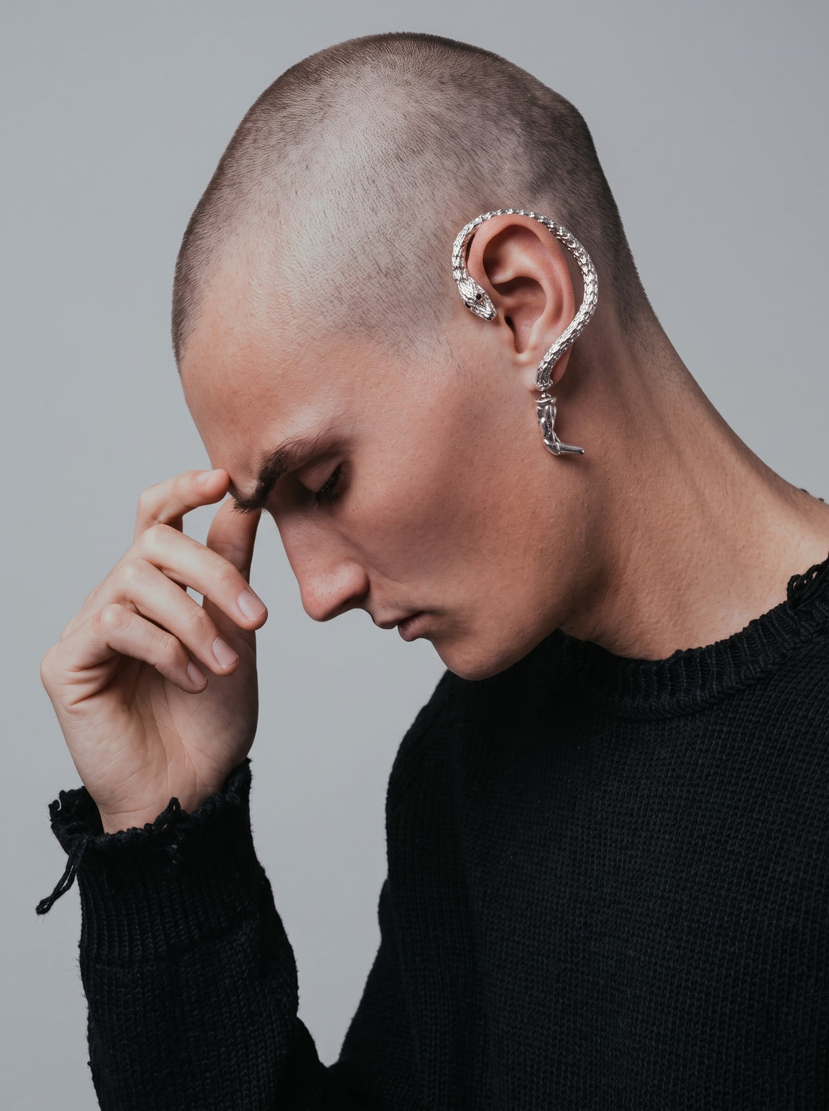 Black Widow Spider Ear Cuff