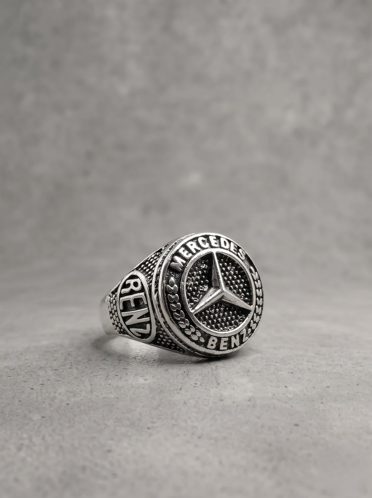 Mercedes-Benz Heritage Emblem Statement Ring