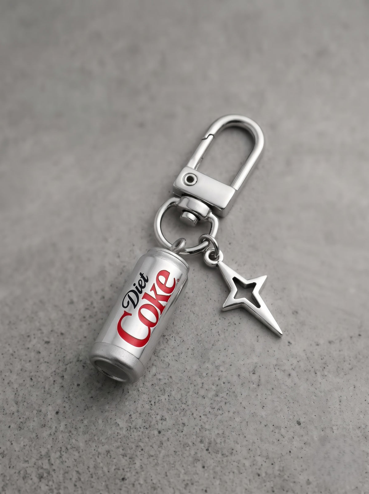 Diet Coke Mini Can Charm Keychain