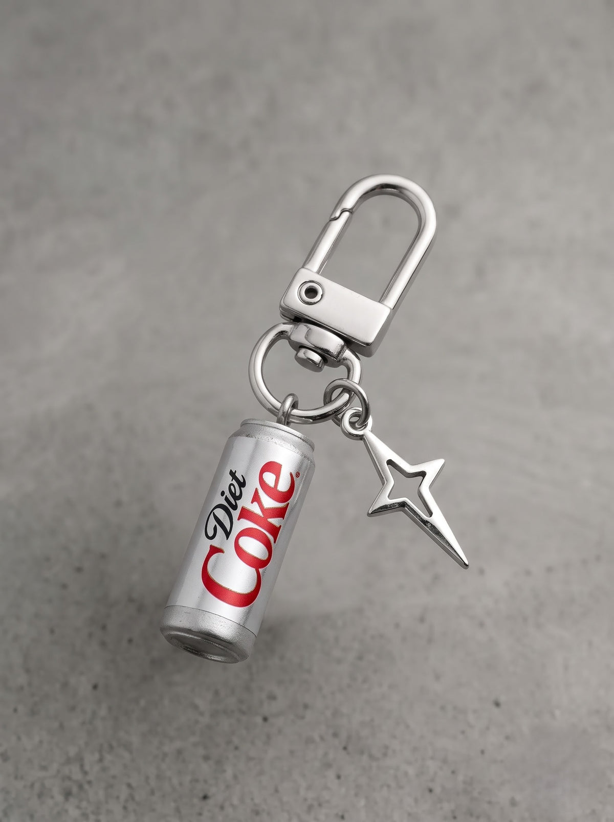 Diet Coke Mini Can Charm Keychain