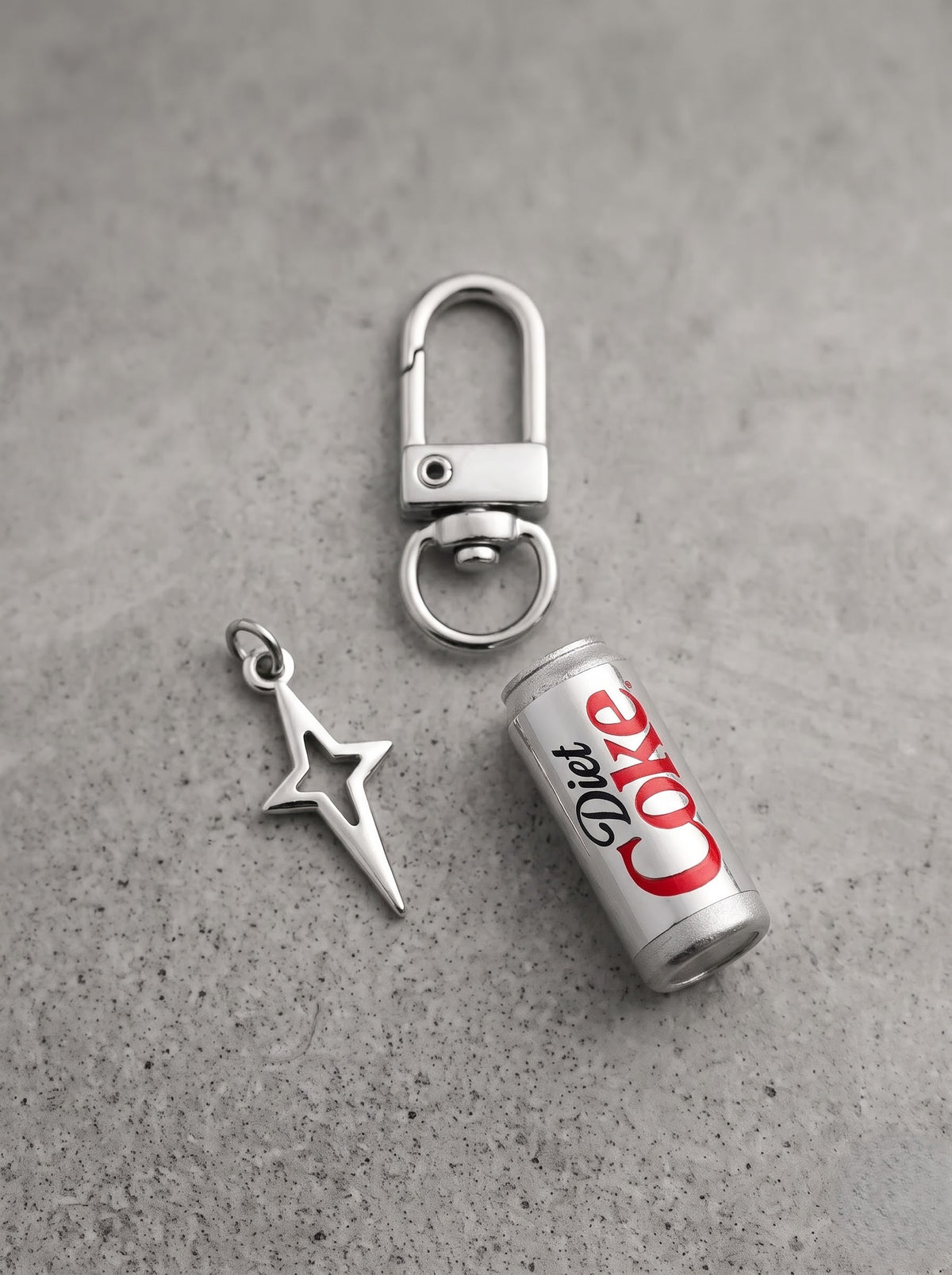 Diet Coke Mini Can Charm Keychain