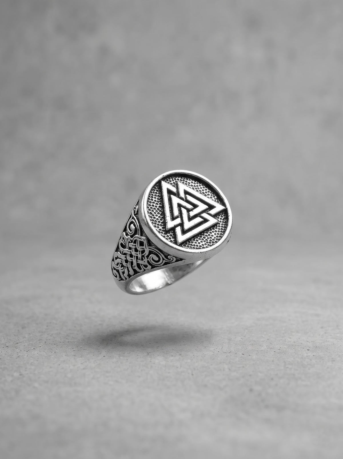 Valknut Cross Warrior Ring