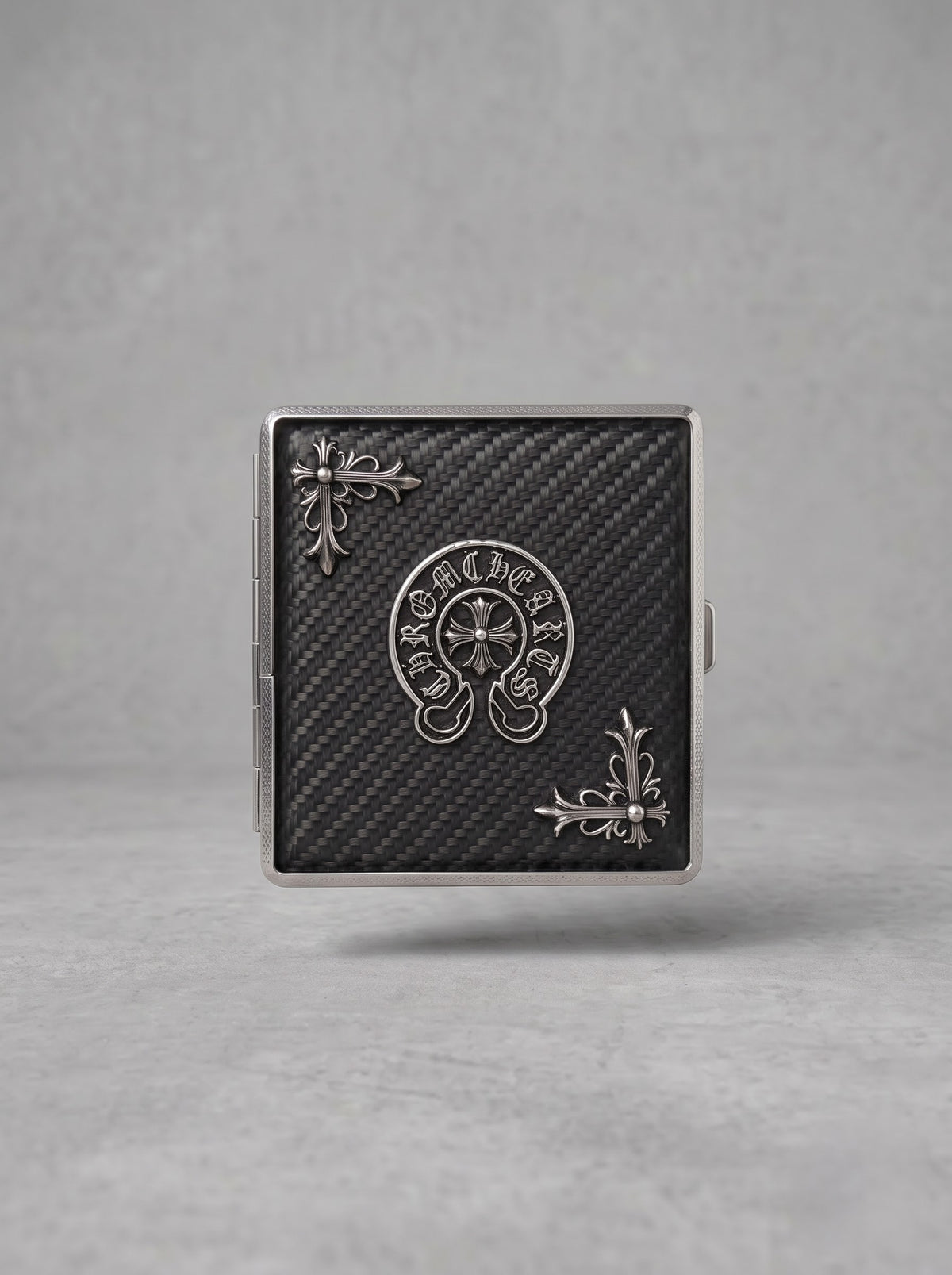 Chrome Hearts-Inspired Carbon Fiber Cigarette & Cash Case