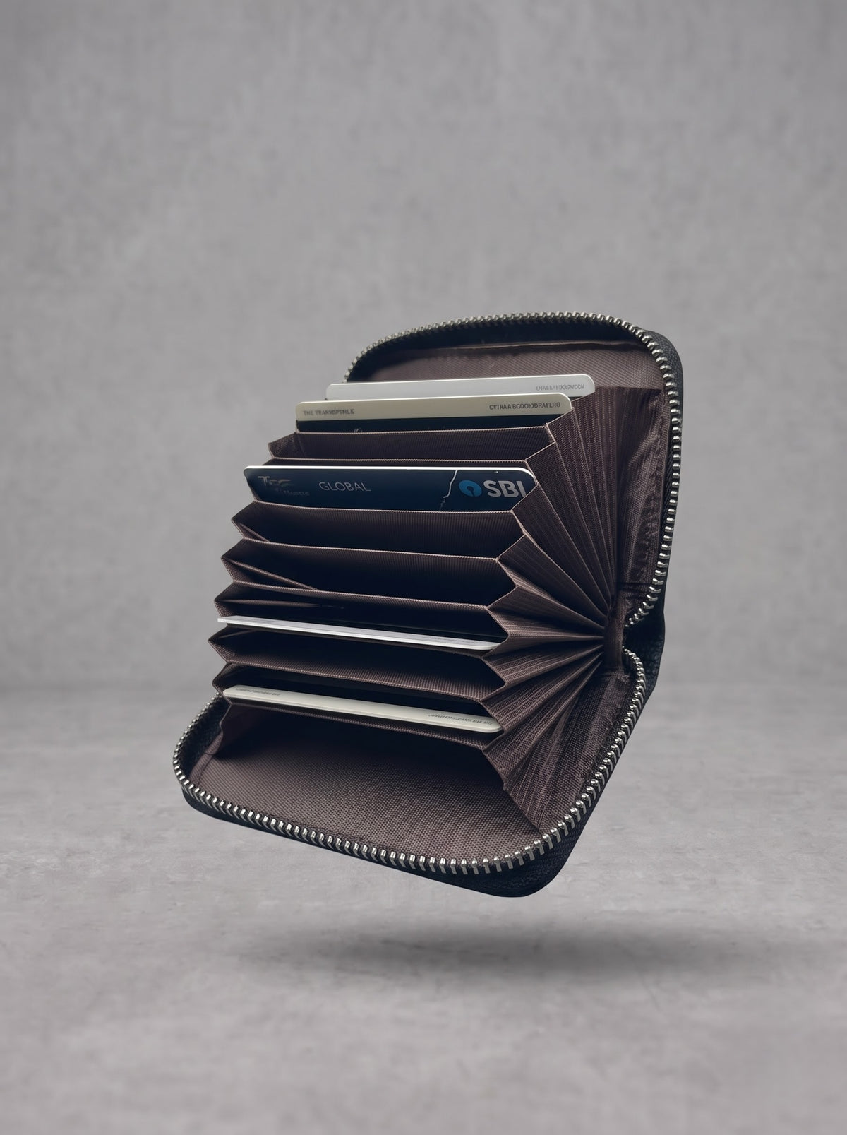 Noir Gothic Zip Wallet