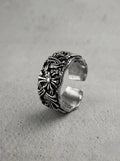 Gothic Cross Filigree Open Ring