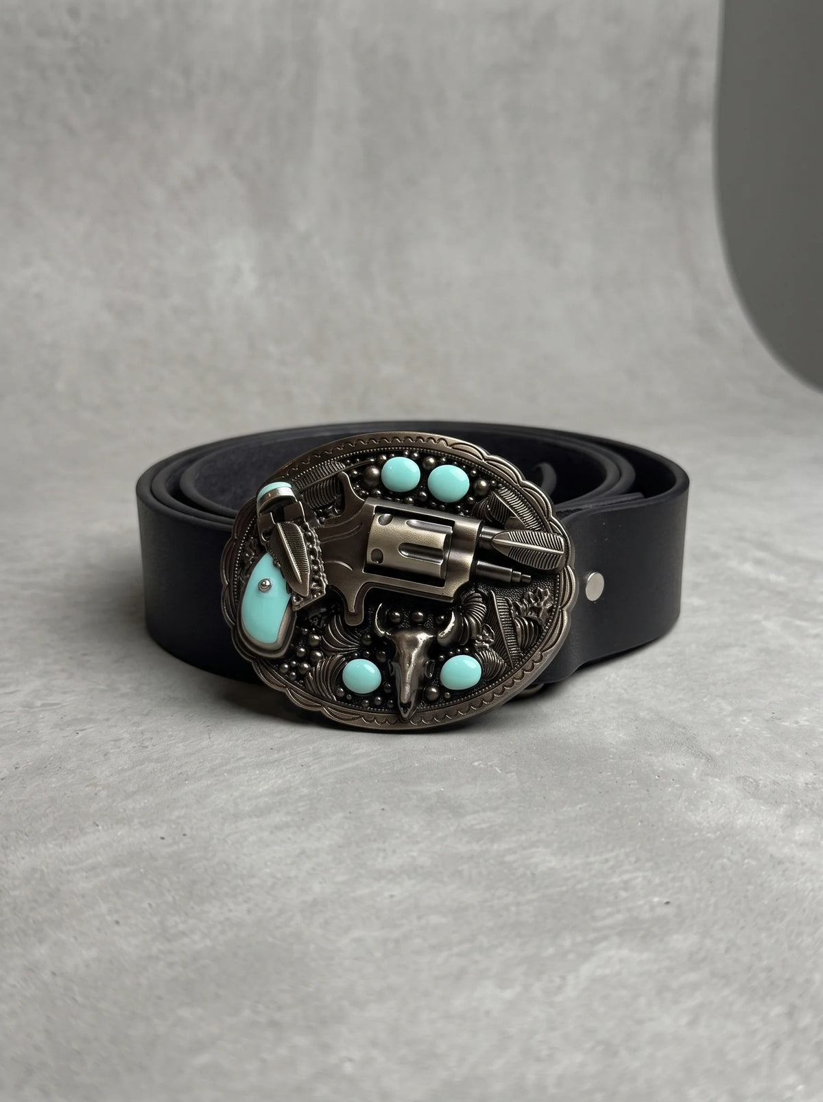 Dominion Revolver Leather Belt