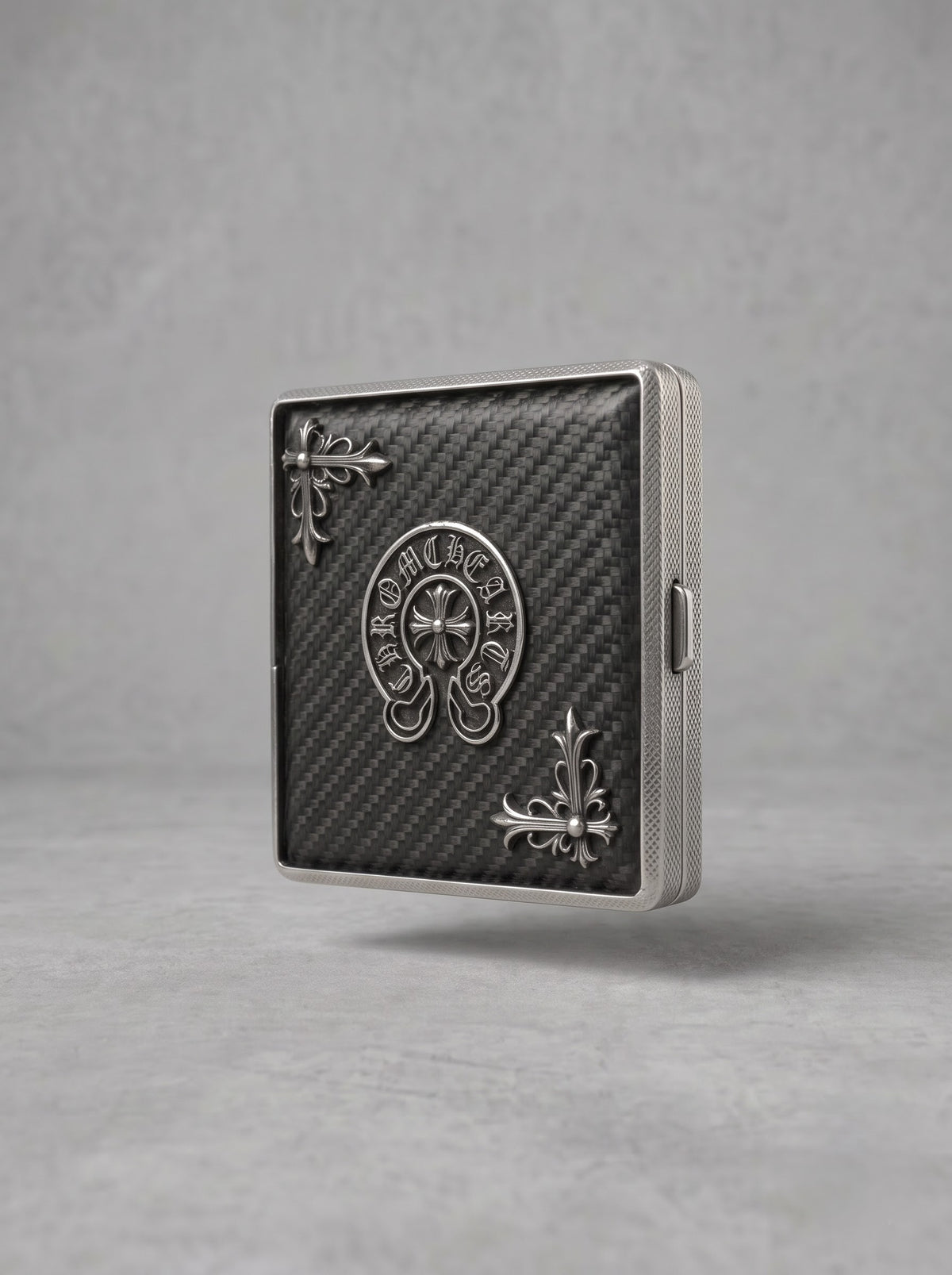 Chrome Hearts-Inspired Carbon Fiber Cigarette & Cash Case