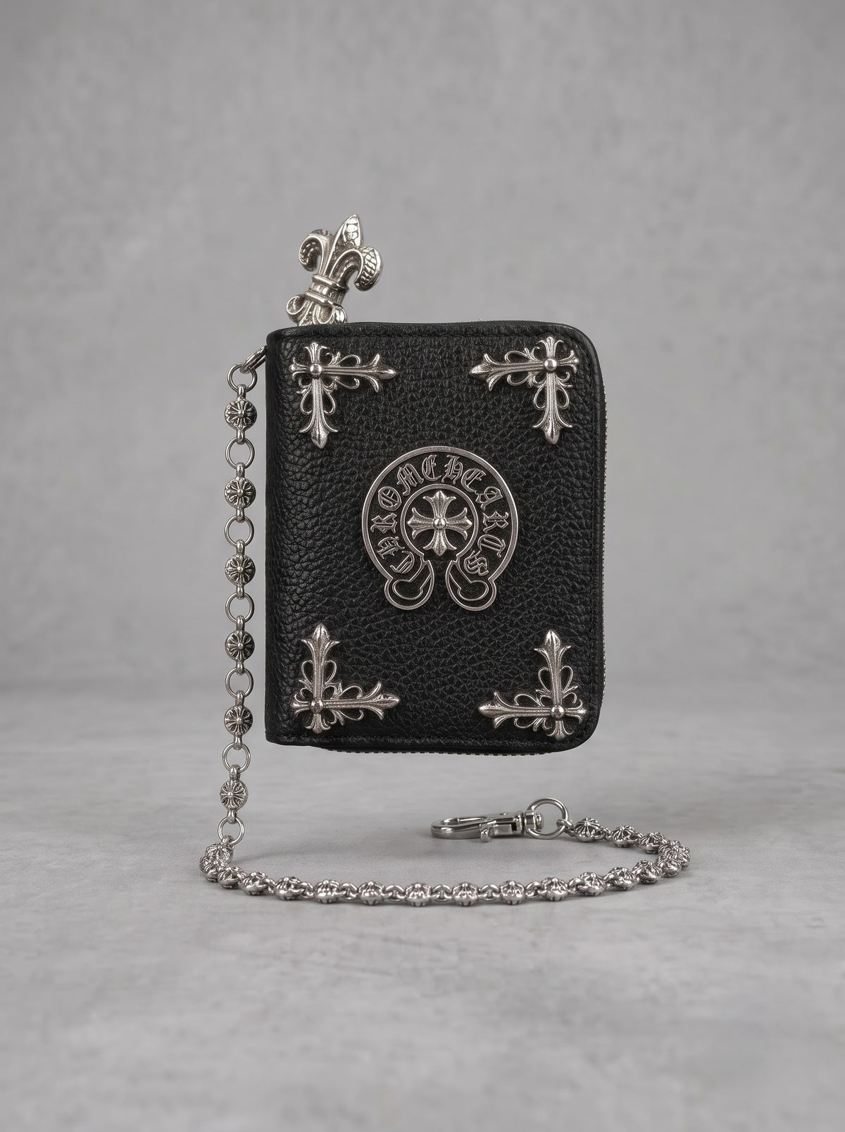 Midnight Fleur Chain Wallet