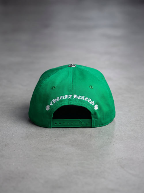 Chrome Hearts Gothic Monogram Two-Tone Snapback (Green/Yellow)