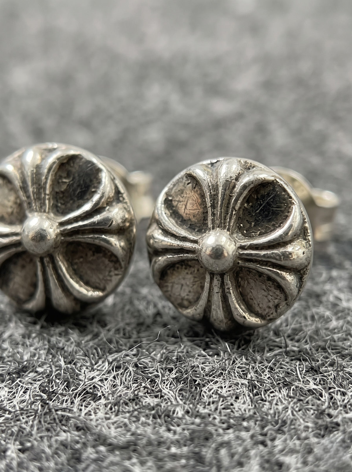 Vintage Bloom Stud Earrings