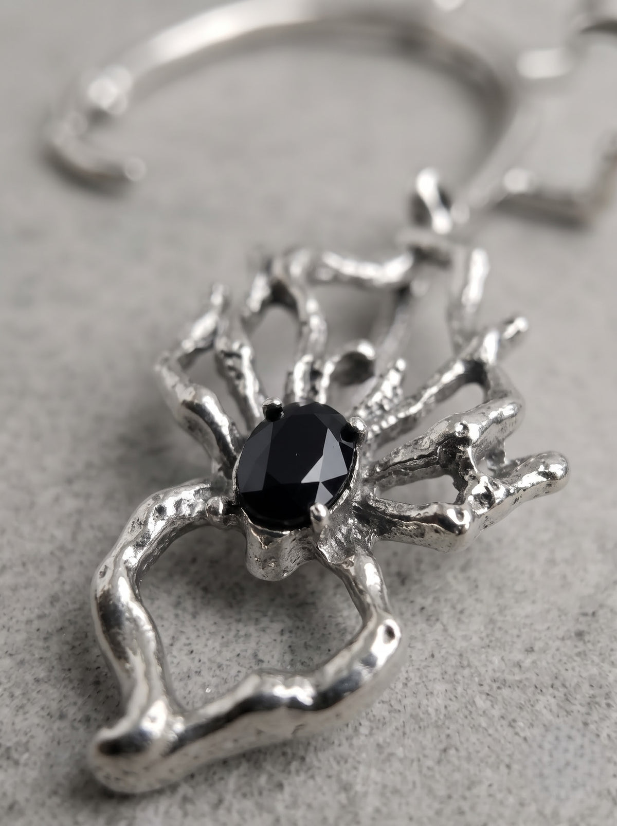Black Widow Spider Ear Cuff