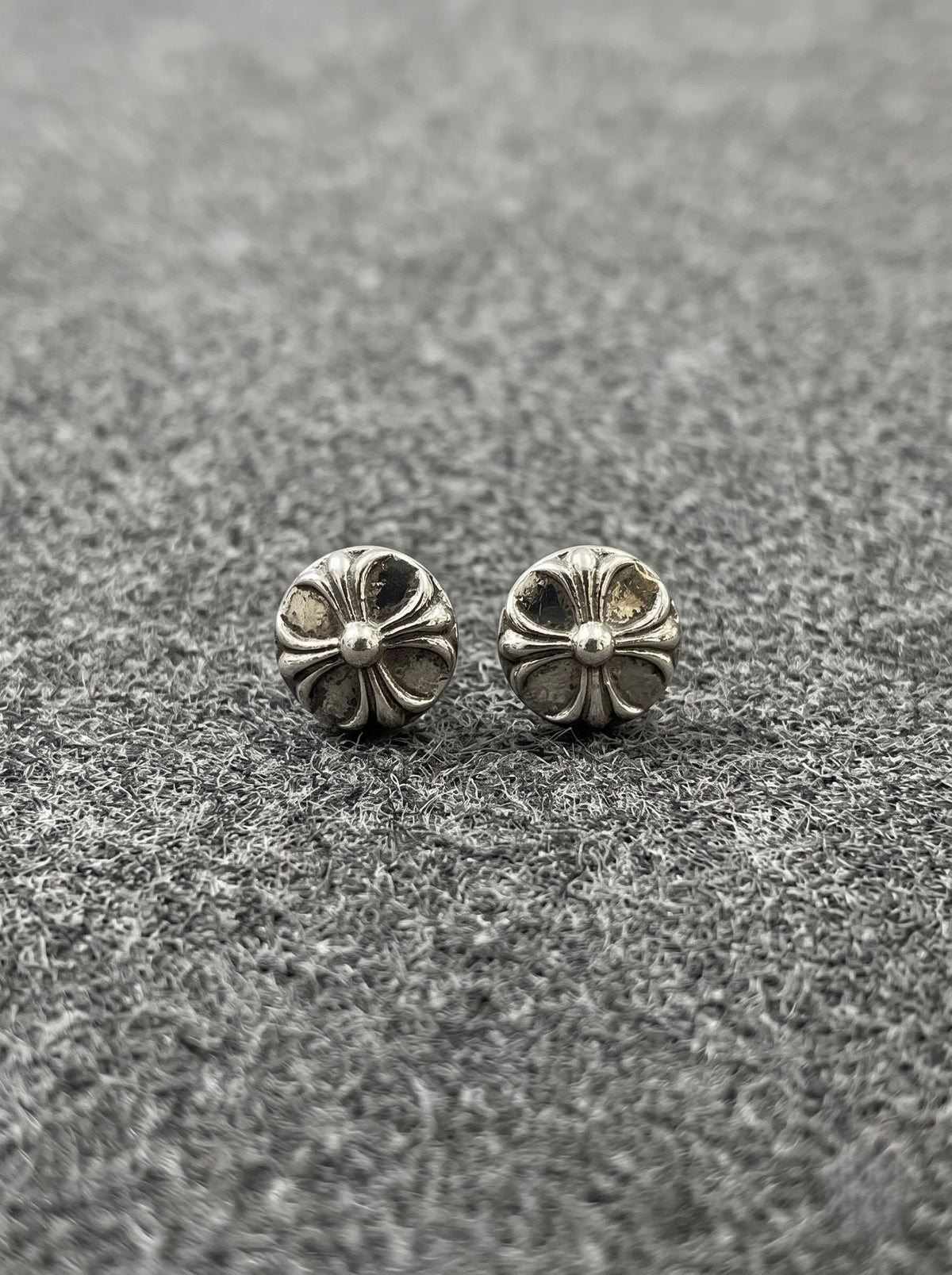 Vintage Bloom Stud Earrings